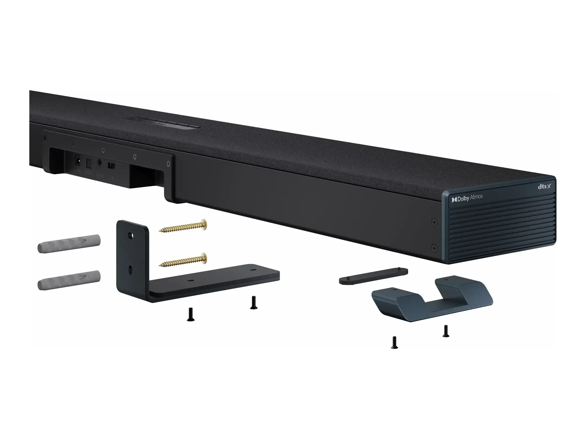 Sharp | 3.1.2 Dolby Atmos/DTS:X Soundbar with Wireless Subwoofer | HT-SBW53121(BK) | Bluetooth