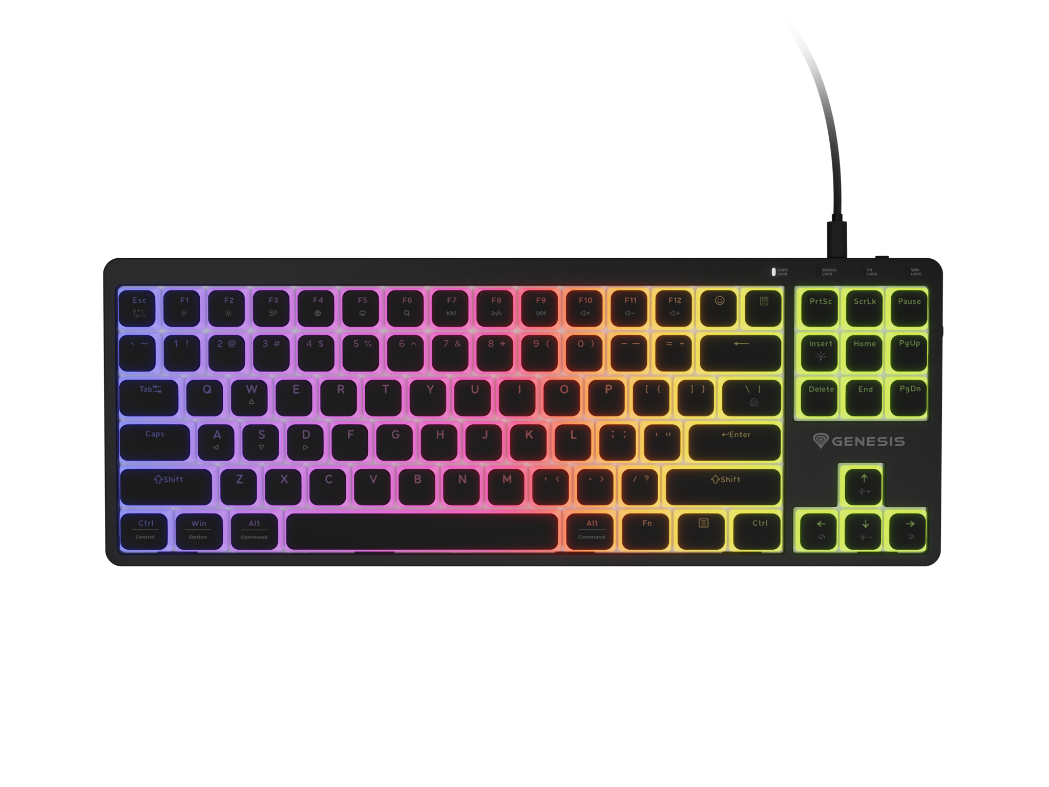 Genesis Thor 430 TKL | Gaming Keyboard | Wired | US | Linear | Black