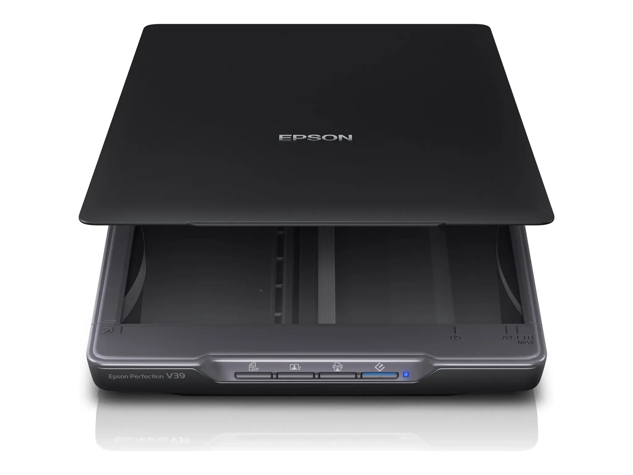 "Epson Perfection V39II", 216 x 297 mm, 4800 x 4800 DPI, 48 bitų, 24 bitų, 4800 DPI, plokščias skeneris