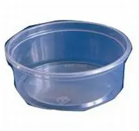 Vienkartinis indelis padažui, PP,  skaidrus,  D 71 mm, H 23 mm, 50 ml, 100 vnt.
