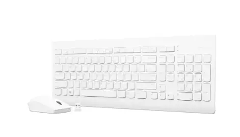 Lenovo | Wireless Combo Keyboard & Mouse | 510 | Keyboard and Mouse Combo | 2.4 GHz Wireless via Nano USB | Batteries included | English | White