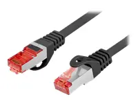 LANBERG Patchcord cat.6 FTP LSZH CU 5m black Fluke passed