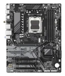 Mainboard GIGABYTE AMD B650 SAM5 ATX Memory DDR5 Memory slots 4 1xPCI-Express 16x 3xPCI-Express 3.0 16x 3xM.2 1xHDMI 1xDisplayPort 6xUSB 2.0 2xUSB 3.2 1xUSB-C 1xRJ45 3xAudio port B650UDAX1.0Y1