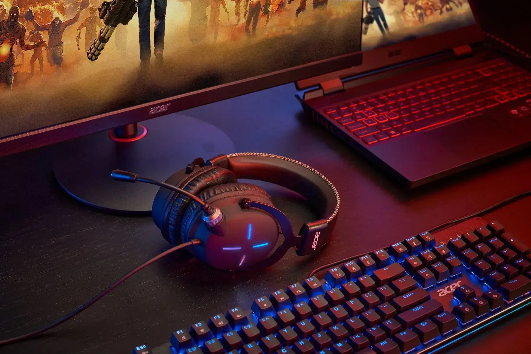 Acer | Nitro Gaming Headset II NHW200 | Built-in microphone | 3.5 mm | Black