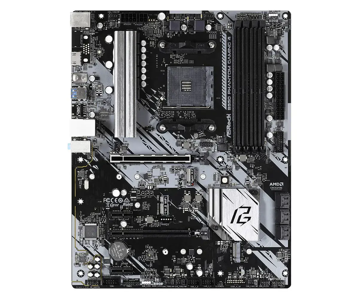 ASROCK B550 Phantom Gaming 4 ATX MB 3 kartos AMD AM4 lizdas DDR4 4733+ 1 x3.0 x16 x4.0 PCIe HDMI 7.1 CH HD 6 SATA3 8 USB 3.2 Gen1