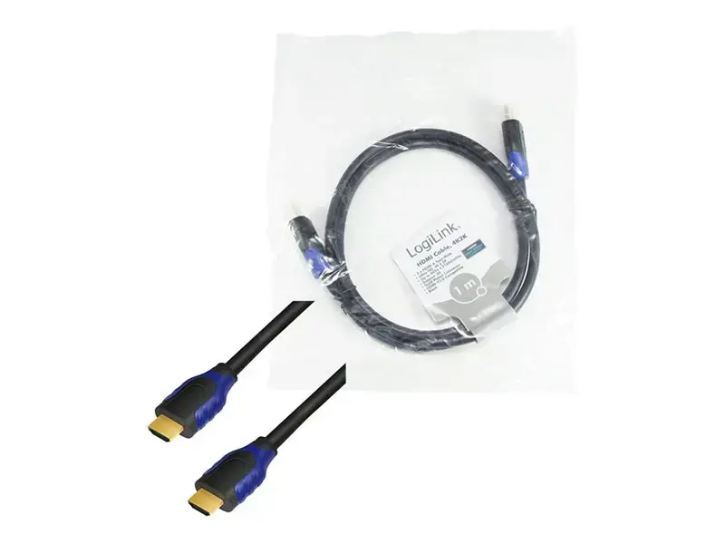 LOGILINK CH0061 LOGILINK - kabelis 4K HDMI High Speed su Ethernet, 4K2K/60Hz, 1 m
