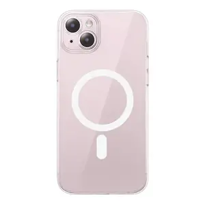 Magnetinis telefono dėklas "iPhone 15 Plus Baseus OS-Lucent" serijai (skaidrus)