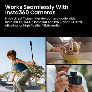 Insta360 Mic Pro (1TX + 1RX), black