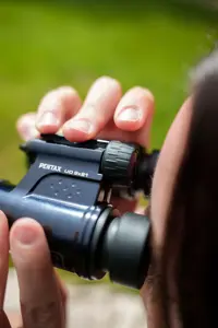 "Pentax" žiūronai UD 9x21, rožinės spalvos