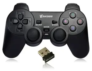 Vakoss GP-4705BK Gaming Controller Black RF Gamepad Analogue / Digital PC, Playstation 3