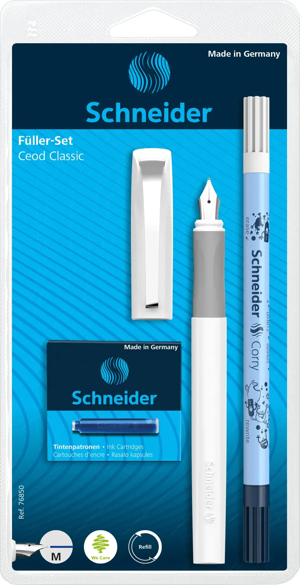 Plunksnakočių rinkinys Ceod Classic balta blisteryje