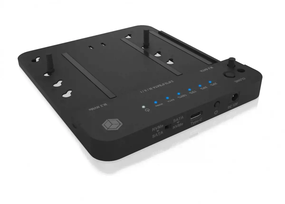 ICY BOX IB-2915MSCL-C31 M.2 NVMe and SATA 2,5/3