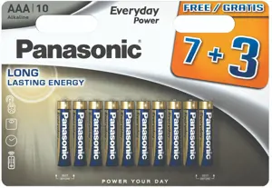"Panasonic Everyday Power" akumuliatorius LR03EPS/10BW (7+3)