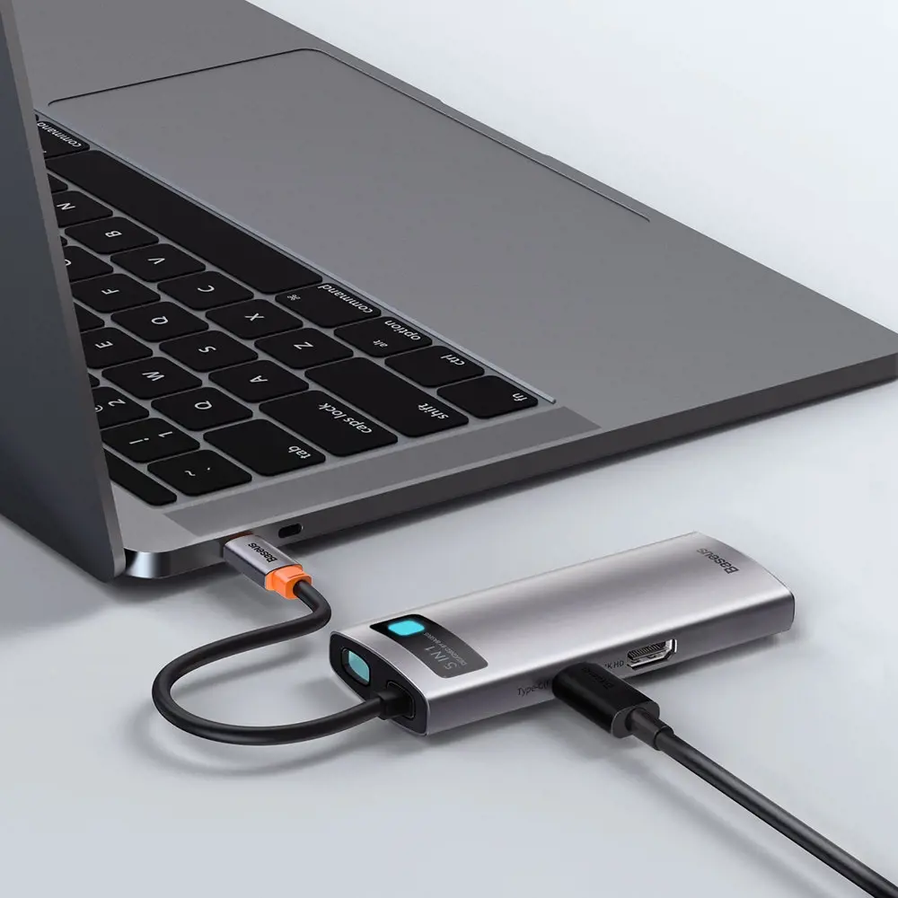 Baseus Hub Adapter 5in1 USB-C to 3x USB 3.0 + HDMI + USB-C PD
