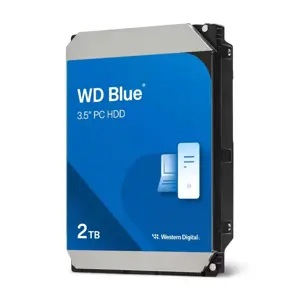 "WD Blue" 2TB SATA 6 Gb/s kietasis diskas vidinis 3,5 colių Serial ATA 256 MB spartinančioji atmint…