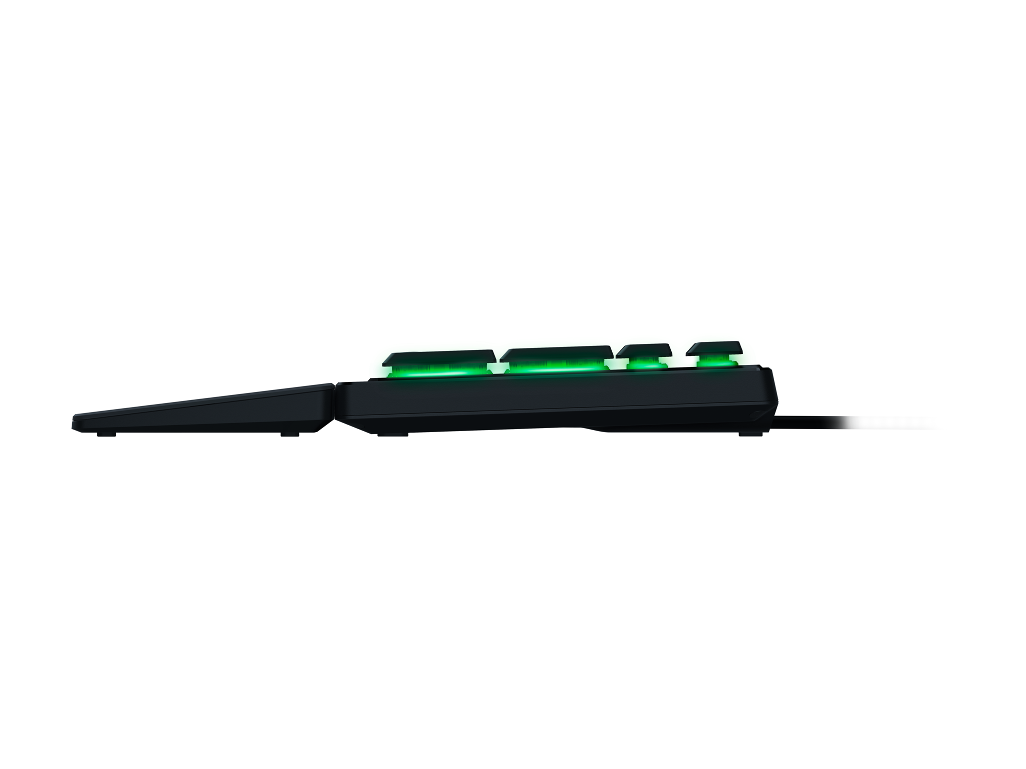 "Razer" žaidimų klaviatūra "Ornata V3 X" RGB LED apšvietimas, NORD, laidinė, juoda, tyli membrana, skaitmeninė klaviatūra