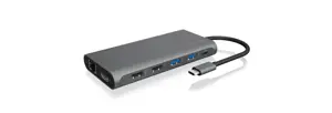 ICYBOX IB-DK4050-CPD Docking Station 12-in-1 USB Type-C dokas su PD 100 W