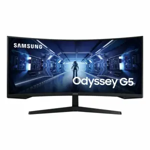 Monitorius "Samsung C34G55TWWP" 34" UWQHD LED HDR10 VA AMD FreeSync Be mirgėjimo