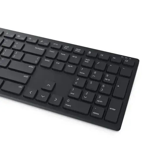 DELL KM5221W, pilno dydžio (100%), RF belaidis, QWERTY, juodas, pelė pridedama