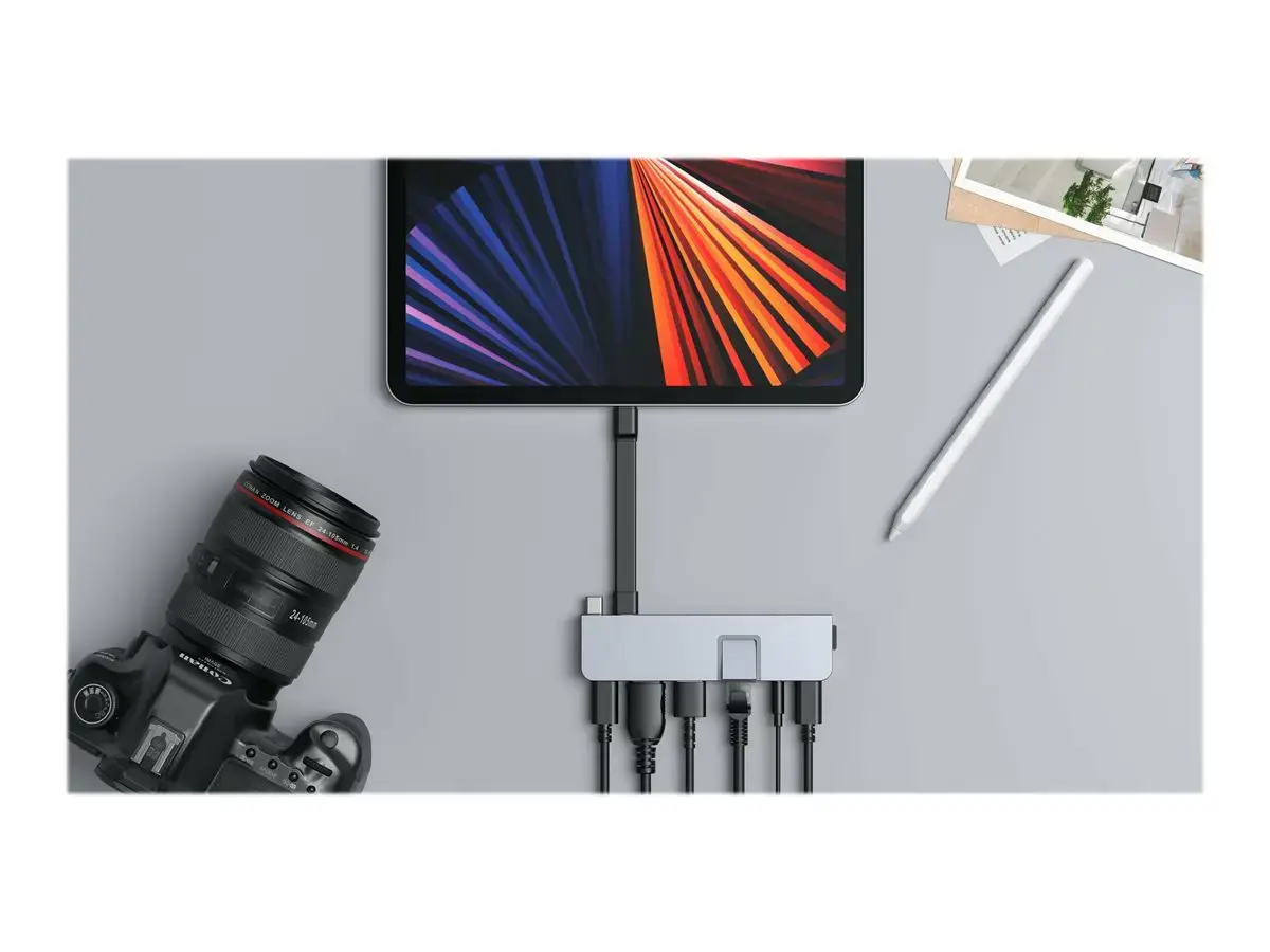 USB šakotuvas "Hyper HD575-GRY-GL