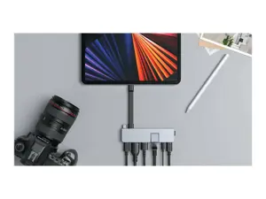 USB šakotuvas "Hyper HD575-GRY-GL