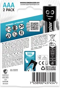 Energizer battery Max Plus Alkaline AAA CP2