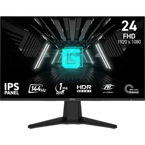LCD Monitor MSI G242L E14 23.8" Gaming Tilt Matte Panel IPS 1920x1080 16:9 144Hz 1 ms Colour Black …
