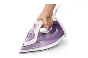 "Philips" 3000 serijos DST3010/30, Garinis lygintuvas, Keraminis padas, 1,9 m, 140 g/min, violetinis, baltas, 30 g/min