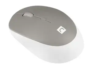 NATEC belaidė pelė Harrier 2 1600DPI "Bluetooth 5.1" baltai pilka