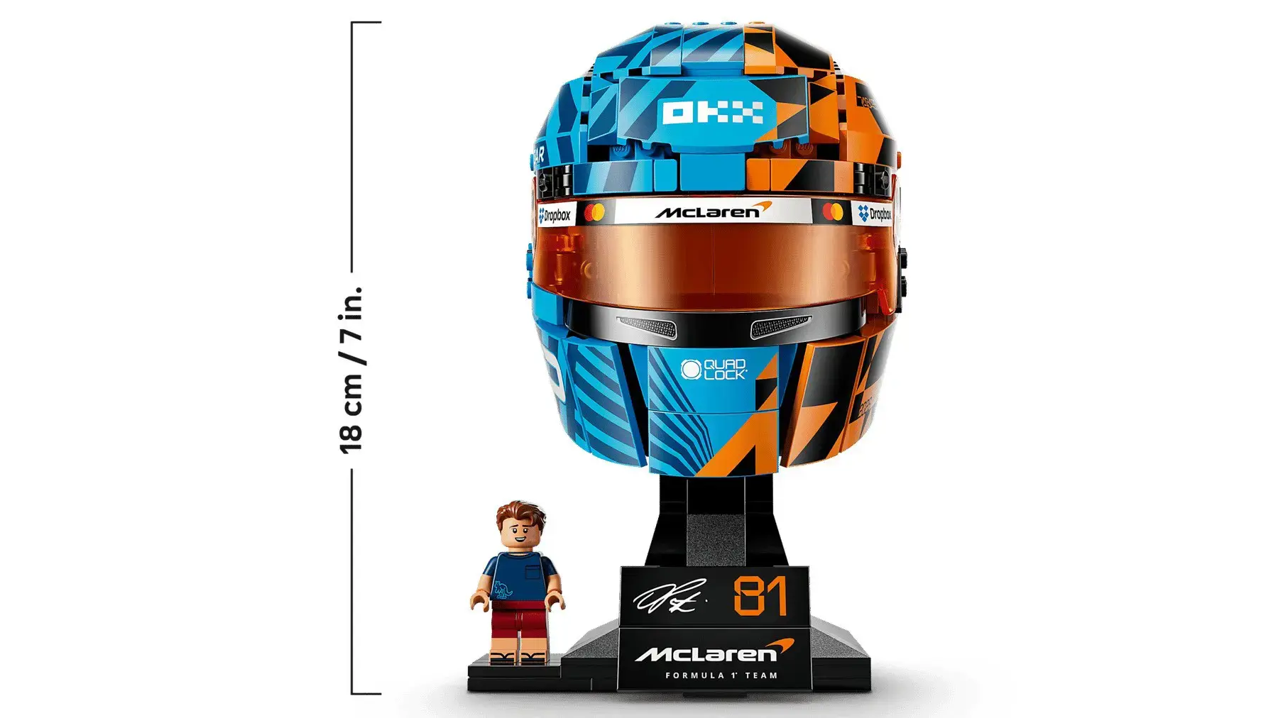 LEGO EDITIONS 43017 McLaren Mastercard F1 Team Oscar Piastri Helmet
