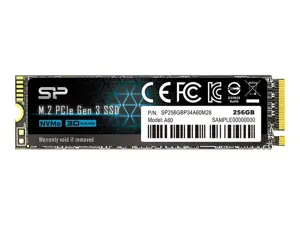 SSD diskas SILICON POWER P34A60 256 GB, M.2, PCI Express