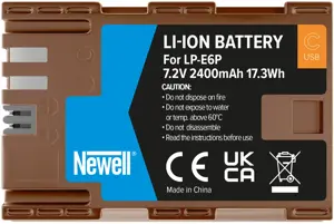 Newell battery Canon LP-E6P USB-C