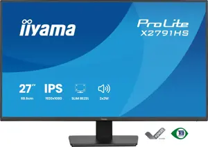 iiyama ProLite X2791HS-B1 computer monitor 68.6 cm (27") 1920 x 1080 pixels Full HD LED Black