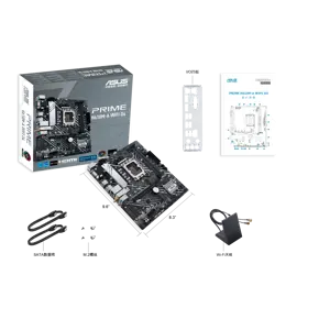 ASUS PRIME H610M-A WIFI D4, "Intel", LGA 1700, "Intel® Celeron®", "Intel® Core™ i3", "Intel® Core™ i5", "Intel® Core™ i7", "Intel® Core™ i9",..., DDR4-SDRAM, 64 GB, DIMM