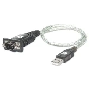 "Techly" USB ir nuosekliojo ryšio adapterio keitiklis lizdinėje plokštelėje IDATA USB-SER-2T, skaid…