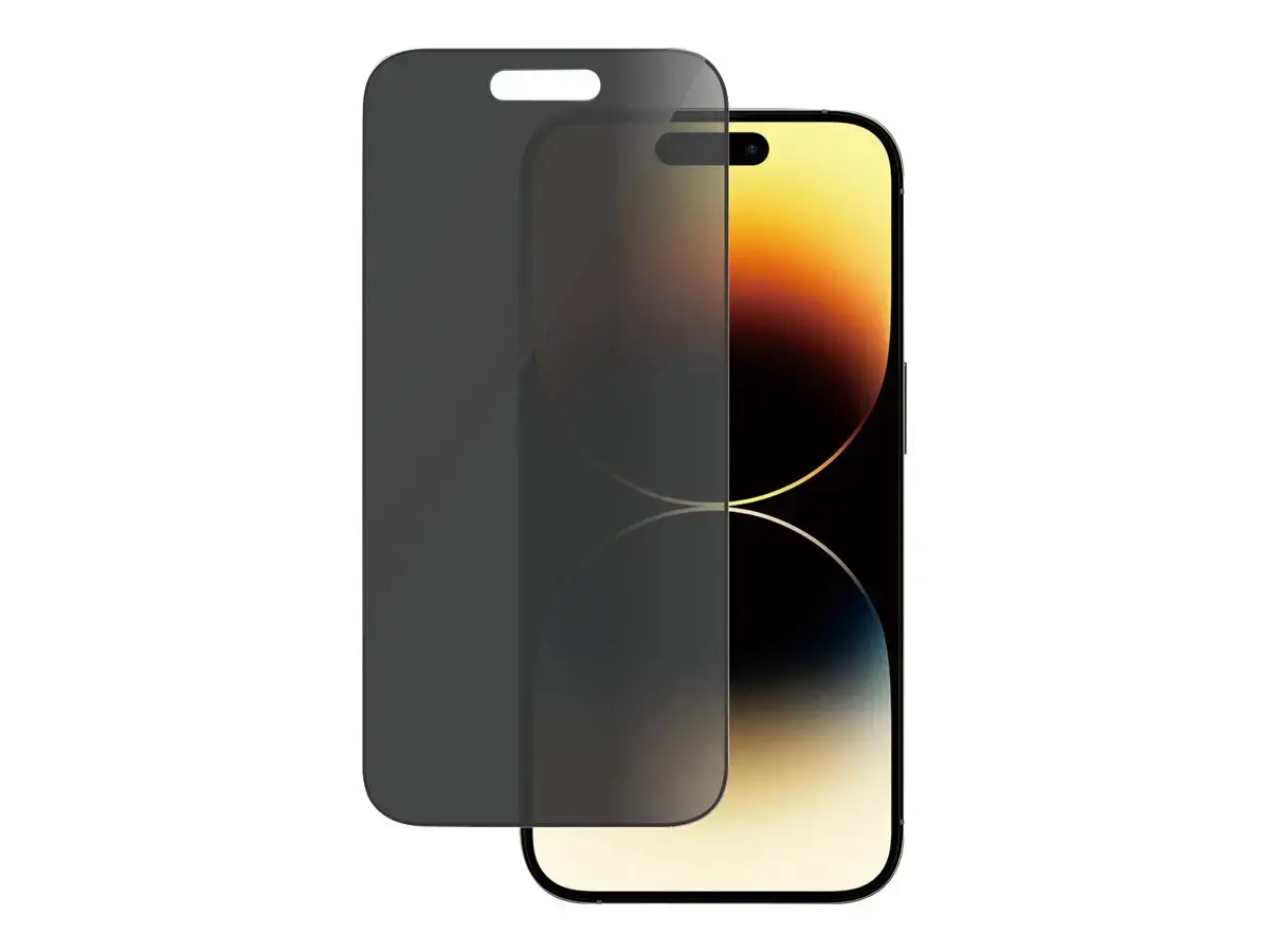 "PanzerGlass iPhone 2022" 6.1 Pro UWF wA Privacy AB, pavyzdys