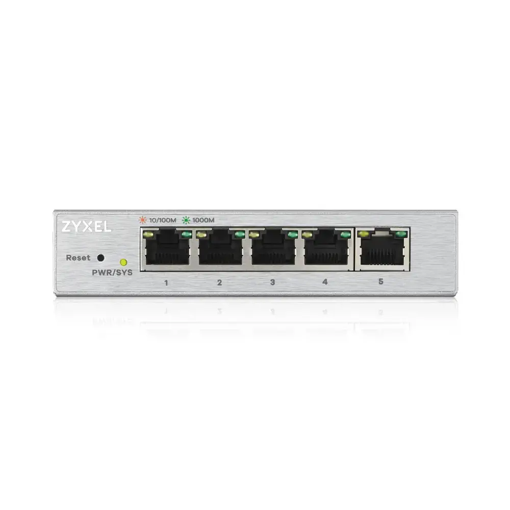 Zyxel GS1200-5, valdomas, Gigabit Ethernet (10/100/1000)