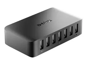 D-Link DUB-H7, USB 2.0 Type-B, USB 2.0, 480 Mbps, juoda, FCC, CE, C-Tick, VCCI, IC, RoHS, 5 V