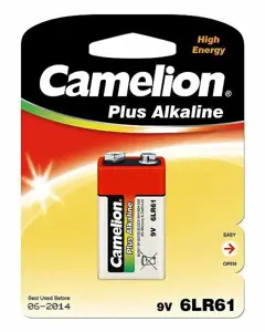 Camelion 6LF22-BP1 9V/6LR61, Plus Alkaline 6LR61, 1 vnt.