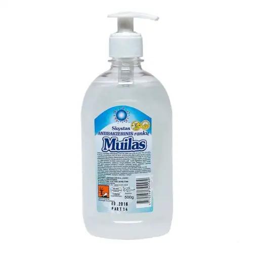 Muilas, skystas, antibakterinis, su dozatoriumi, 500ml