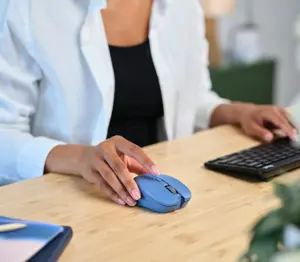 Trust Mydo, Ambidextrous, Optical, RF Wireless, 1800 DPI, Blue