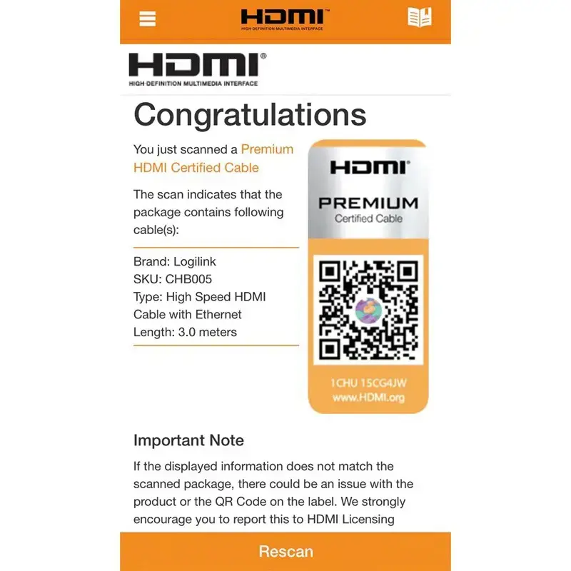 LOGILINK CHB005 LOGILINK - "Premium" HDMI 2.0 kabelis, skirtas "Ultra HD", 3 m