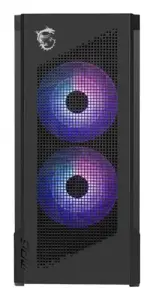 Case MSI ATX/micro ATX/Mini-ITX/EATX Black Midi Tower PC MPGVELOX300RAIRFLOWPZ