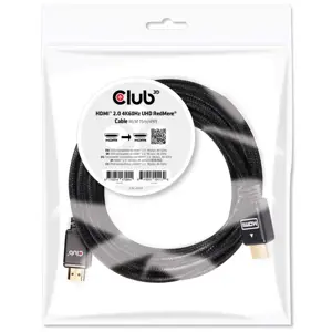 CLUB3D HDMI 2.0 4K60Hz RedMere cable 15m/49.2ft, 15 m, HDMI Type A (Standard), HDMI Type A (Standard), 3D, 18 Gbit/s, Black