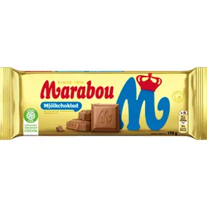 Pieninis šokoladas MARABOU, 170 g