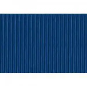 Gofruotas kartonas 50x70cm Folia tams.mėlynas