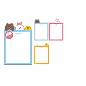LINE FRIENDS - Planavimo / rašomojo stalo sąsiuvinis 3 x A5