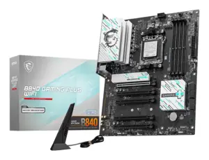 MSI B840 GAMING PLUS WIFI | Processor family AMD | Processor socket AM5 | DDR5 | Supported hard dis…