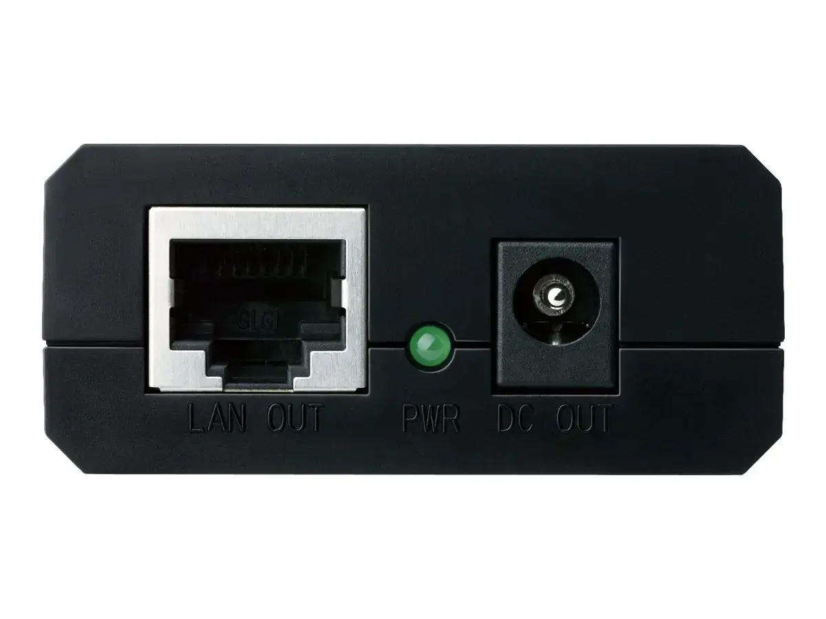 TP-Link TL-POE10R v4, IEEE 802.3, IEEE 802.3ab, IEEE 802.3af, IEEE 802.3u, juoda, maitinimas, FCC, CE, 5, 9, 12 V, 0-40 °C