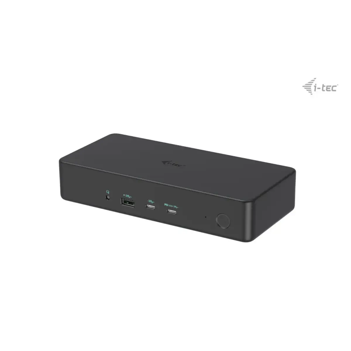 USB 3.0 / USB-C / "Thunderbolt 3" profesionali dvigubo 4K ekrano 2 kartos dokų stotelė + 100 W maitinimo šaltinis